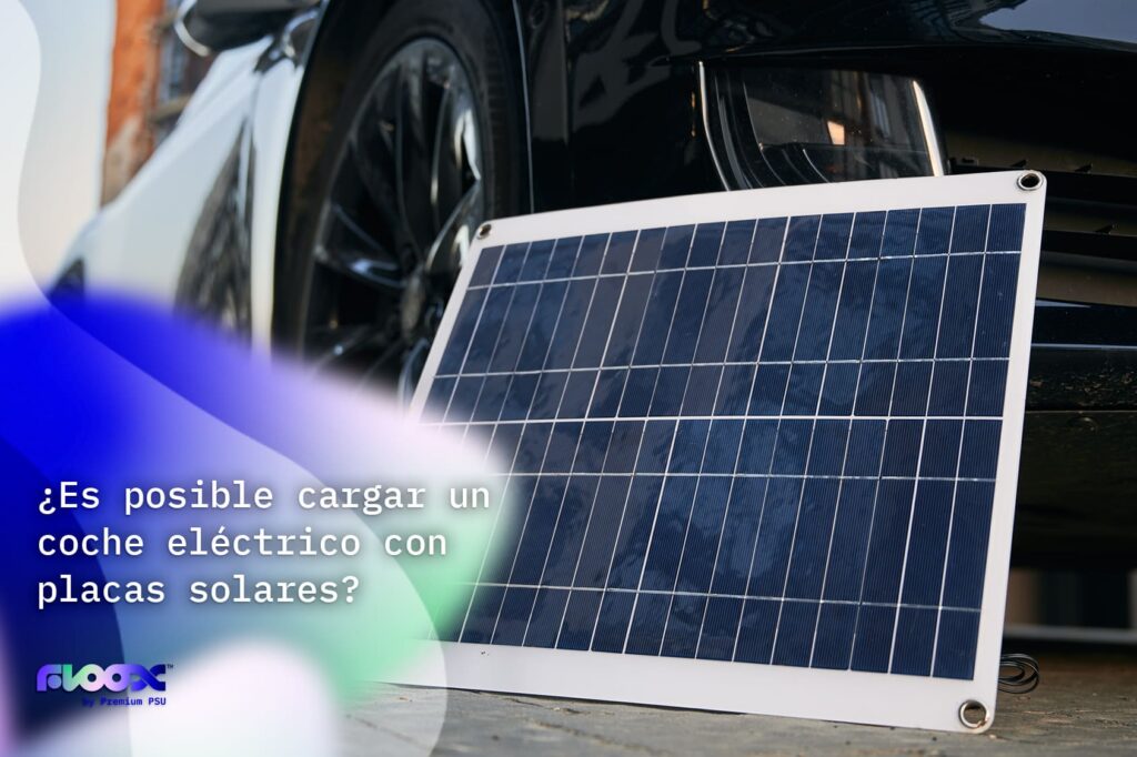 Es posible cargar un coche eléctrico con placas solares